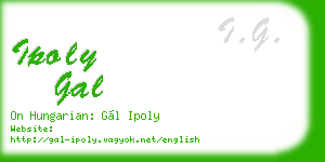 ipoly gal business card